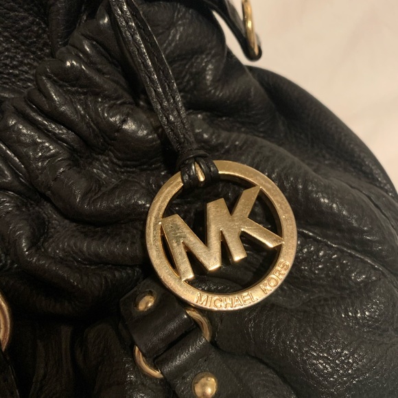 Michael Kors - Black Leather Bag - Picture 2 of 5